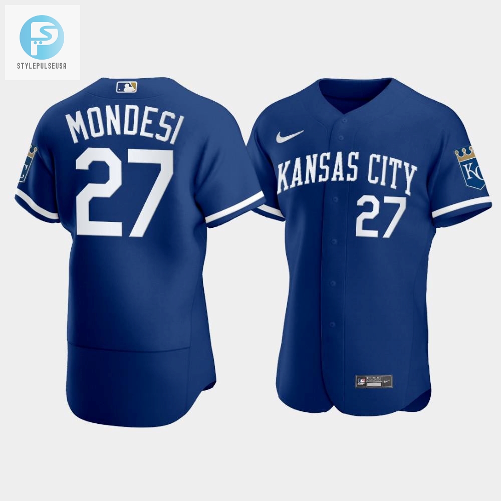 Mens Kansas City Royals Adalberto Mondesi 27 202223 Blue Jersey 