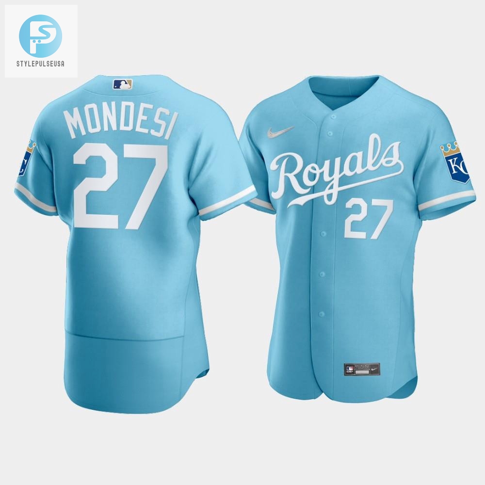 Mens Kansas City Royals Adalberto Mondesi 27 202223 Powder Blue Jersey 