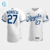 Mens Kansas City Royals Adalberto Mondesi 27 202223 White Jersey stylepulseusa 1