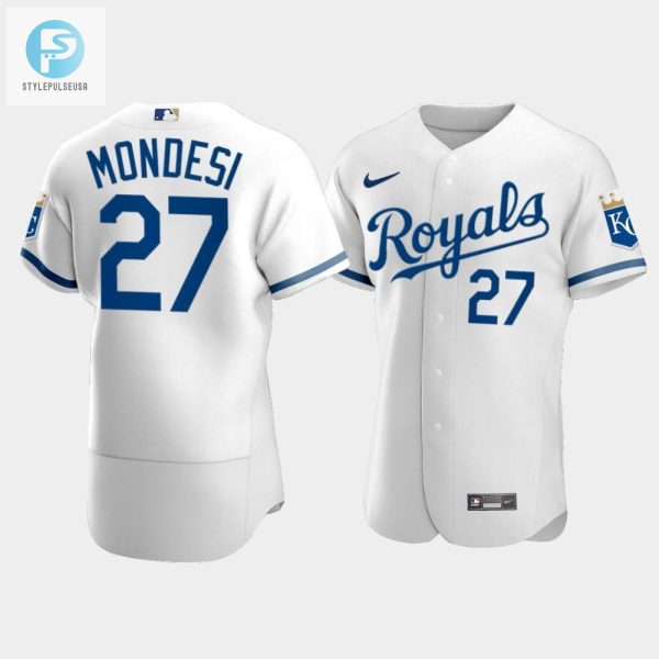 Mens Kansas City Royals Adalberto Mondesi 27 202223 White Jersey stylepulseusa 1 1