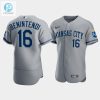 Mens Kansas City Royals Andrew Benintendi 16 202223 Gray Jersey stylepulseusa 1