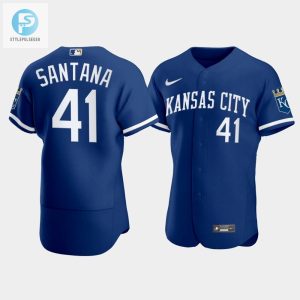 Mens Kansas City Royals Carlos Santana 41 202223 Blue Jersey stylepulseusa 1 1