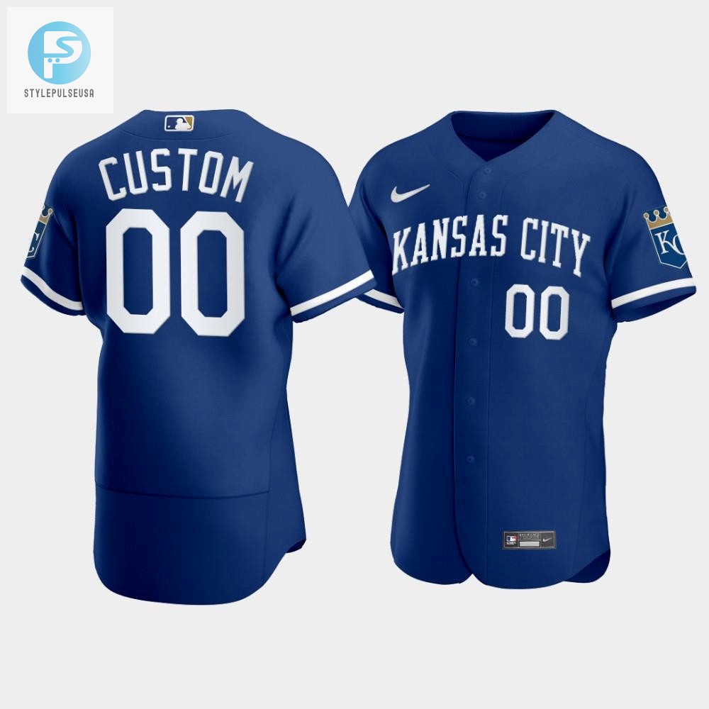 Mens Kansas City Royals Custom 202223 Blue Jersey 