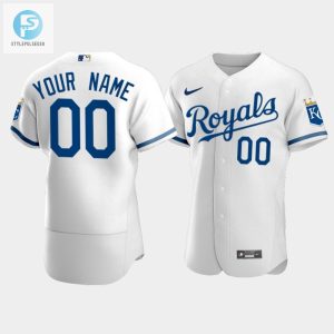 Mens Kansas City Royals Custom 202223 White Jersey stylepulseusa 1 1