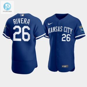 Mens Kansas City Royals Emmanuel Rivera 26 202223 Blue Jersey stylepulseusa 1 1