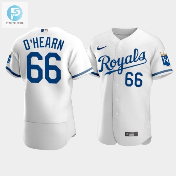 Mens Kansas City Royals Ryan Ohearn 66 202223 White Jersey stylepulseusa 1