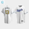 Mens Kansas City Royals Salvador Perez 13 White Home Cool Base Jersey stylepulseusa 1