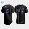 Mens Kansas City Royals Whit Merrifield 15 Black Golden Edition Holographic Jersey stylepulseusa 1