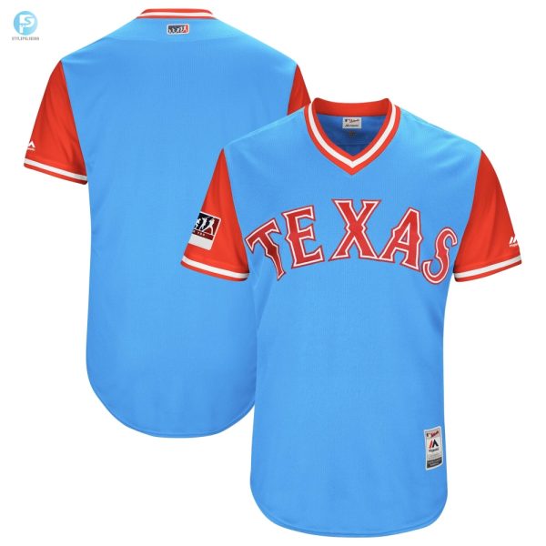 Mens Light Bluered Texas Rangers 2018 Players Weekend Team Jersey stylepulseusa 1