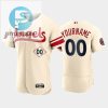 Mens Los Angeles Angels 00 Custom 202223 City Connect Cream Jersey stylepulseusa 1