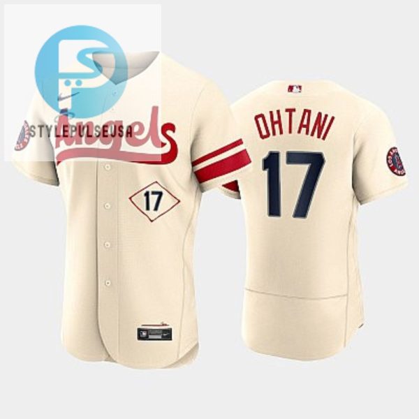 Mens Los Angeles Angels 17 Shohei Ohtani 202223 City Connect Cream Jersey stylepulseusa 1