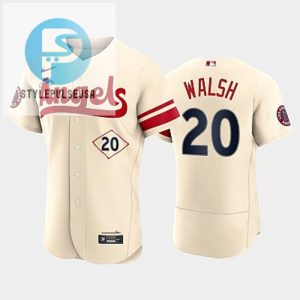 Mens Los Angeles Angels 20 Jared Walsh 202223 City Connect Cream Jersey stylepulseusa 1 1