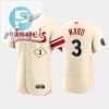 Mens Los Angeles Angels 3 Taylor Ward 202223 City Connect Cream Jersey stylepulseusa 1