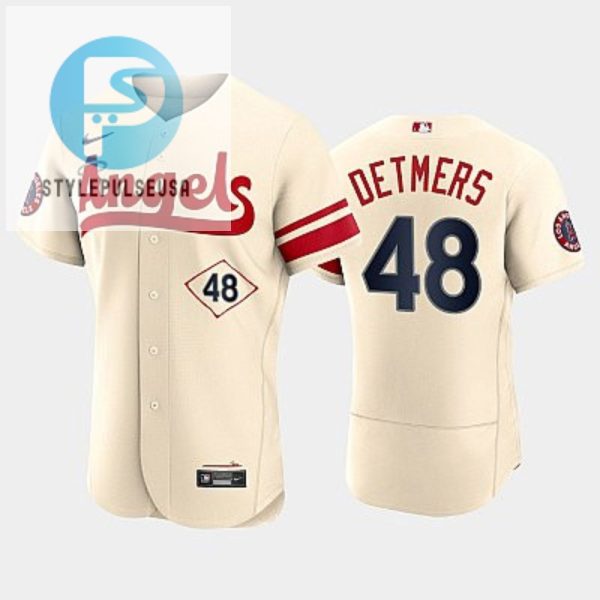 Mens Los Angeles Angels 48 Reid Detmers 202223 City Connect Cream Jersey stylepulseusa 1