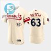 Mens Los Angeles Angels 63 Chase Silseth 202223 City Connect Cream Jersey stylepulseusa 1