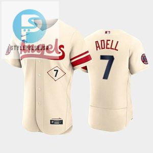 Mens Los Angeles Angels 7 Jo Adell 202223 City Connect Cream Jersey stylepulseusa 1 1