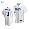 Mens Los Angeles Dodgers Chris Taylor 3 2020 World Series Champions White Home Jersey stylepulseusa 1