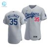 Mens Los Angeles Dodgers Cody Bellinger 35 2020 World Series Champions Alternate Jersey Gray stylepulseusa 1