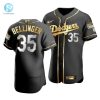 Mens Los Angeles Dodgers Cody Bellinger 35 2020 World Series Champions Golden Jersey Black stylepulseusa 1