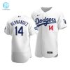 Mens Los Angeles Dodgers Enrique Hernandez 14 2020 World Series Champions Home Jersey White stylepulseusa 1