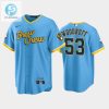 Mens Milwaukee Brewers 53 Brandon Woodruff 202223 City Connect Powder Blue Jersey stylepulseusa 1