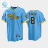 Mens Milwaukee Brewers 8 Ryan Braun 202223 City Connect Powder Blue Jersey stylepulseusa 1