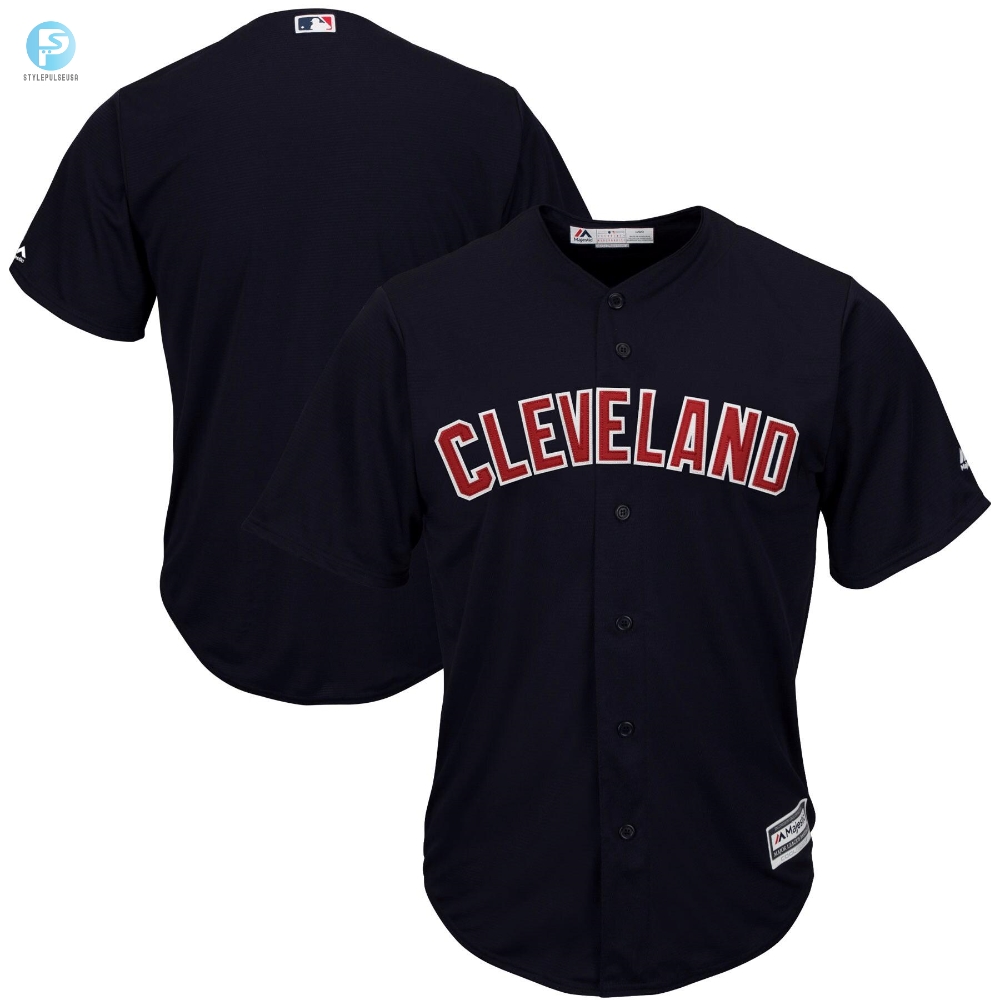 Mens Navy Cleveland Indians Alternate 2019 Cool Base Team Jersey 