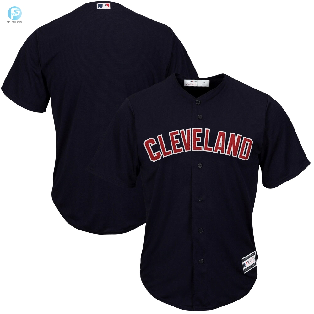 Mens Navy Cleveland Indians Big  Tall Team Jersey 