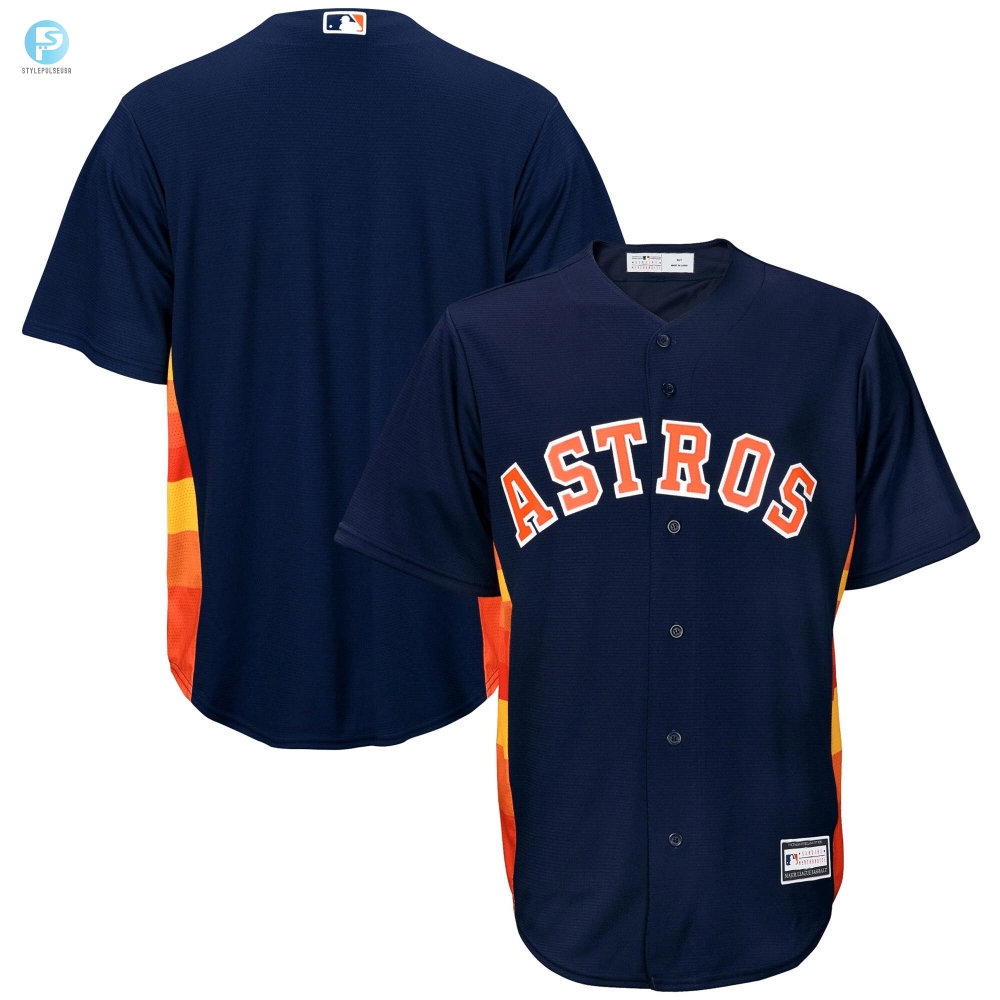 Mens Navy Houston Astros Big  Tall Team Jersey 