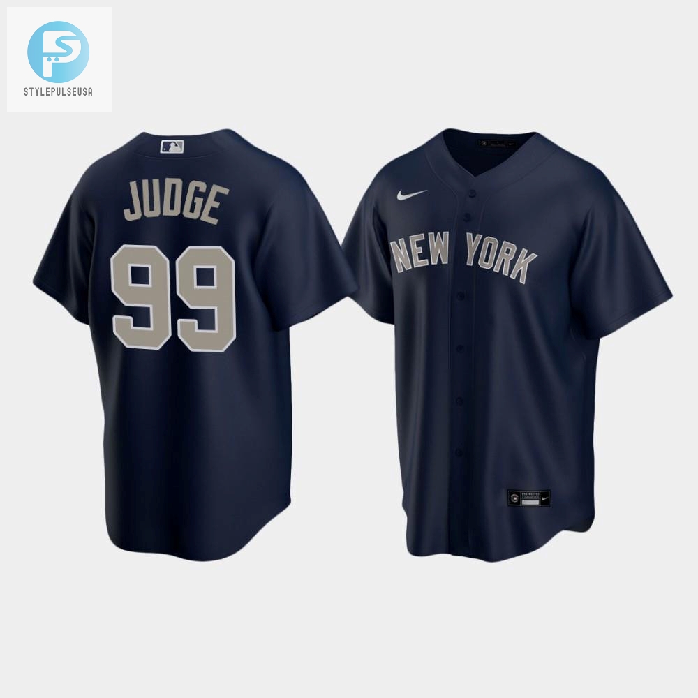 Mens New York Yankees Aaron Judge 99 Alternate Navy Jersey 