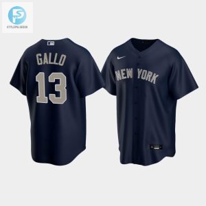 Mens New York Yankees Joey Gallo 13 Alternate Navy Jersey stylepulseusa 1 1