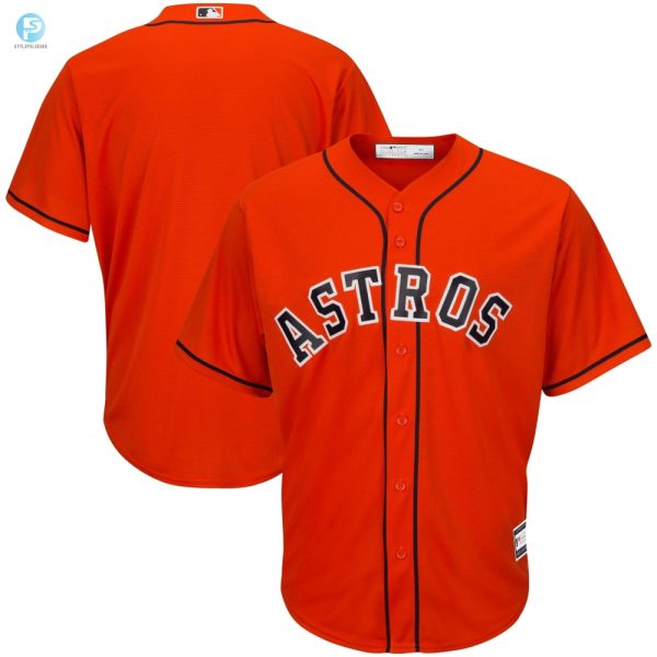 Mens Orange Houston Astros Big Tall Team Jersey stylepulseusa 1 1