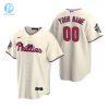 Mens Philadelphia Phillies Custom 00 Cream 202223 World Series Jersey stylepulseusa 1