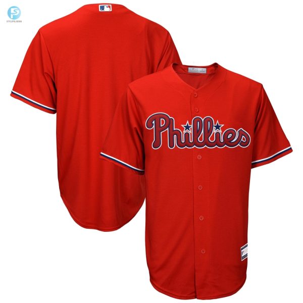 Mens Red Philadelphia Phillies Big Tall Team Jersey stylepulseusa 1 1