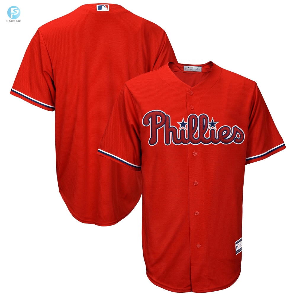 Mens Red Philadelphia Phillies Big  Tall Team Jersey 