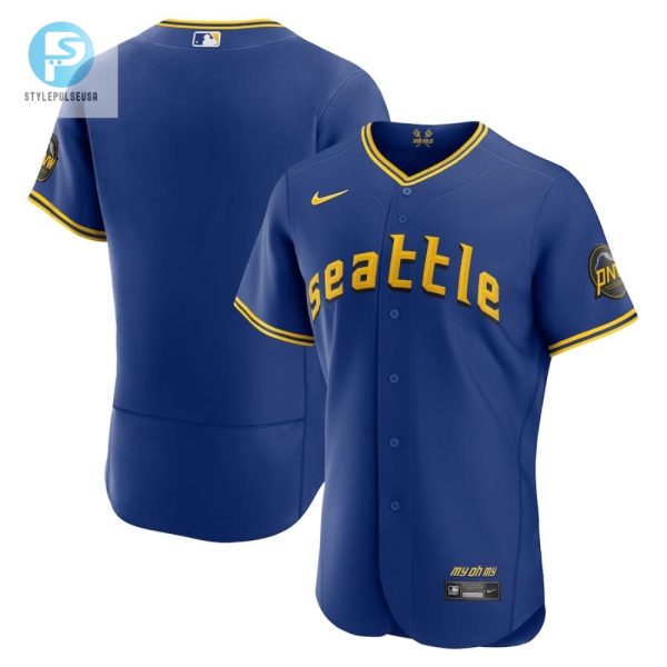 Mens Seattle Mariners Royal 2023 City Connect Elite Jersey stylepulseusa 1