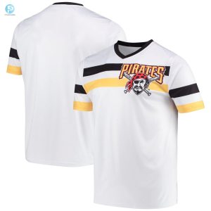 Mens Stitches White Pittsburgh Pirates Cooperstown Collection Vneck Jersey stylepulseusa 1 1