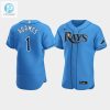 Mens Tampa Bay Rays 1 Willy Adames Light Blue Alternate Jersey stylepulseusa 1