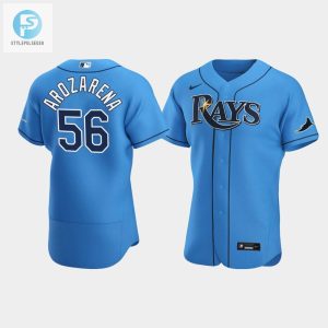 Mens Tampa Bay Rays Randy Arozarena 56 Light Blue Alternate Jersey stylepulseusa 1 1