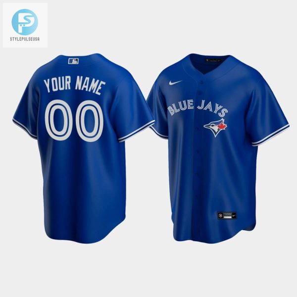 Mens Toronto Blue Jays 00 Custom Royal Alternate Jersey stylepulseusa 1 1