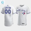 Mens Toronto Blue Jays 00 Custom White Jersey stylepulseusa 1