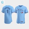 Mens Toronto Blue Jays 1 Shun Yamaguchi Powder Blue Alternate Jersey stylepulseusa 1