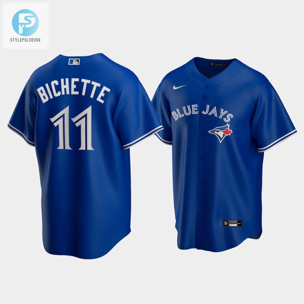 Mens Toronto Blue Jays 11 Bo Bichette Royal Alternate Jersey 