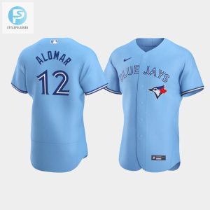 Mens Toronto Blue Jays 12 Roberto Alomar Powder Blue Alternate Jersey stylepulseusa 1 1