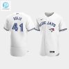 Mens Toronto Blue Jays 41 Rafael Dolis White Home Jersey stylepulseusa 1