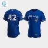 Mens Toronto Blue Jays 42 Royal Jackie Robinson Day Jersey stylepulseusa 1