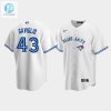 Mens Toronto Blue Jays 43 Sam Gaviglio White Home Jersey stylepulseusa 1