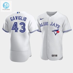 Mens Toronto Blue Jays 43 Sam Gaviglio White Jersey stylepulseusa 1 1