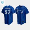 Mens Toronto Blue Jays 57 Trent Thornton Royal Alternate Jersey stylepulseusa 1