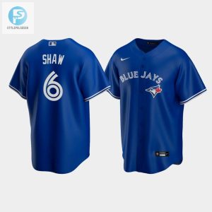 Mens Toronto Blue Jays 6 Travis Shaw Royal Alternate Jersey stylepulseusa 1 1